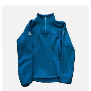 Arcteryx quarter zip blue fleece pull over jacket